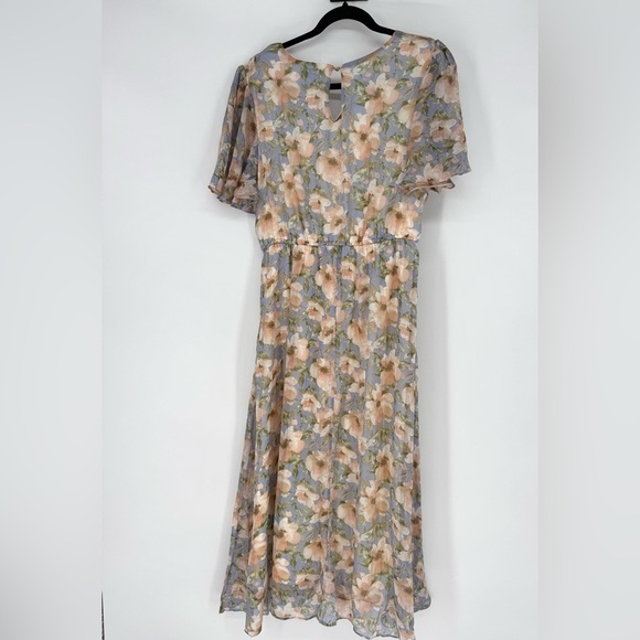 Hayden Pastel Floral Midi Dress - Picture 3 of 6